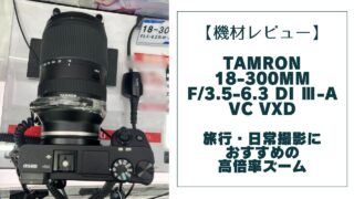 【レビュー】TAMRON 18-300mm F/3.5-6.3 Di Ⅲ-A VC VXD|旅行・日常撮影におすすめの高倍率ズーム