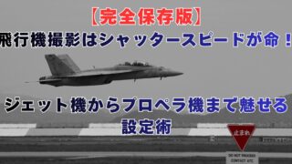 【完全保存版】飛行機撮影はシャッタースピードが命！ジェット機からプロペラ機まで魅せる設定術